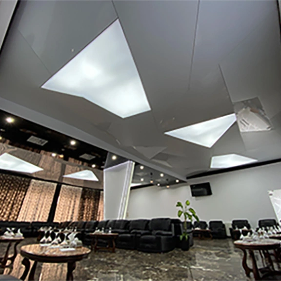 Décoration et aménagement d’espaces publics – Dercavo Habillage mural et plafond pour espaces publics – Dercavo