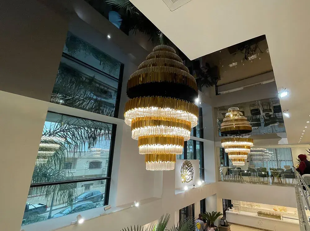 TOILE TENDUE LAQUE EFFET MIRROIR  