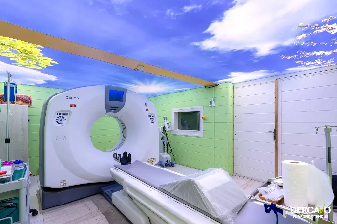 TOILE TENDUE DERCAVO® IMPRIMÉE EN TRÈS HAUTE DEFINITION  (Plafond, HAUTE DÉFINITION HD®)